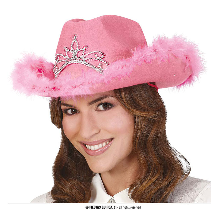 Cappello rosa cowboy Barbie - Macedonia